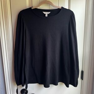 Black Long Sleeve Top